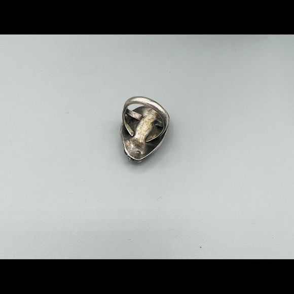 Navajo Sterling Turquoise Ring - Picture 3 of 4